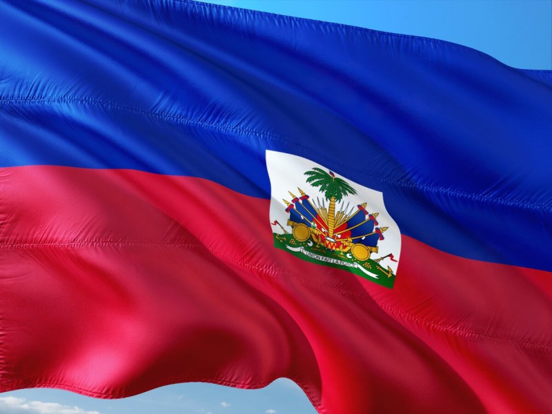 Vlajka Haiti.