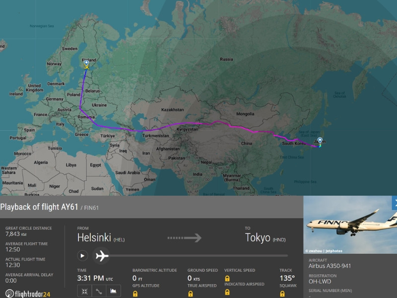 Letová trasa beze změny