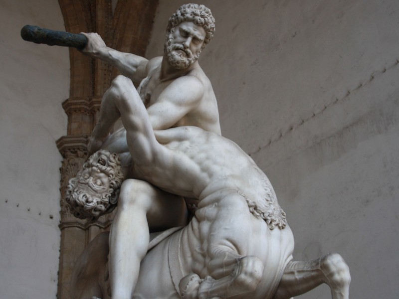 Herkules v boji s kentaurem