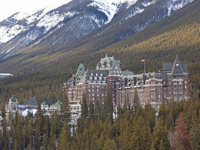 Hotel Fairmont Banff Springs v Kanadě.