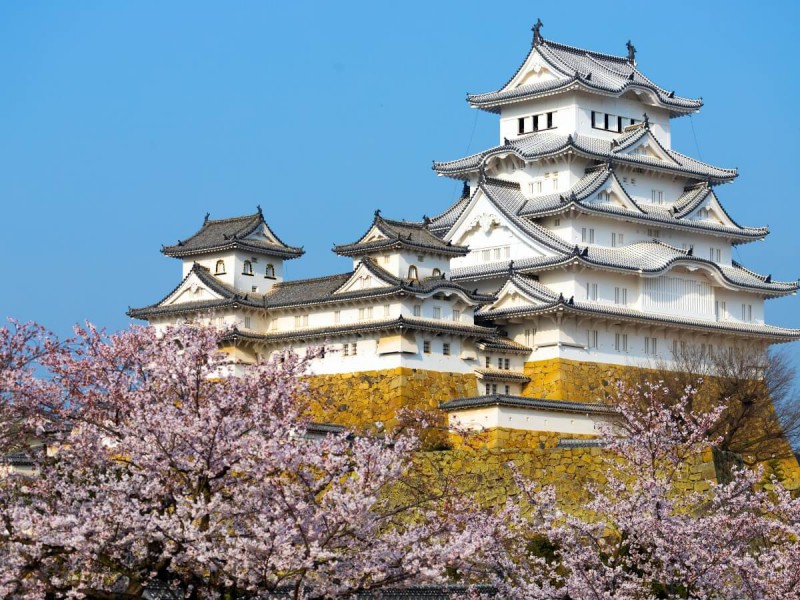Hrad Himedži v Japonsku.