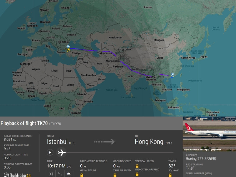 Letová trasa beze změny