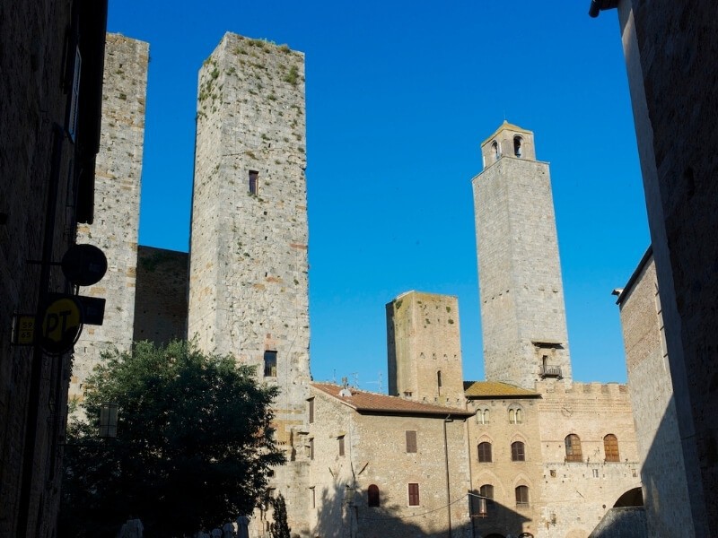 San Gimignano v Itálii.