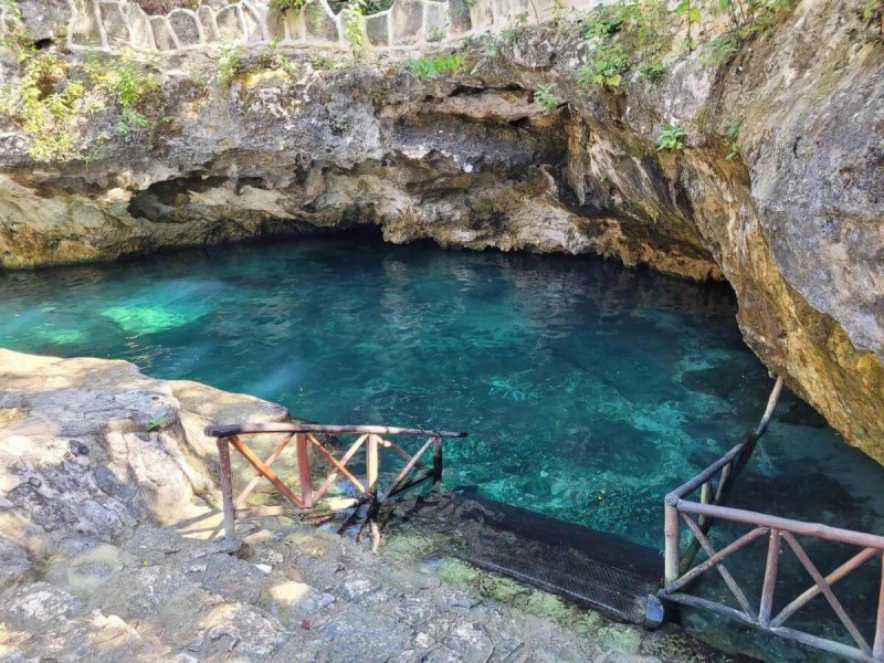 Jeskynné jezero Casa Tortuga.