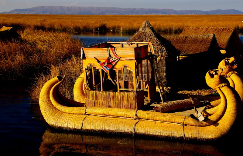 Západ slunce, Titicaca