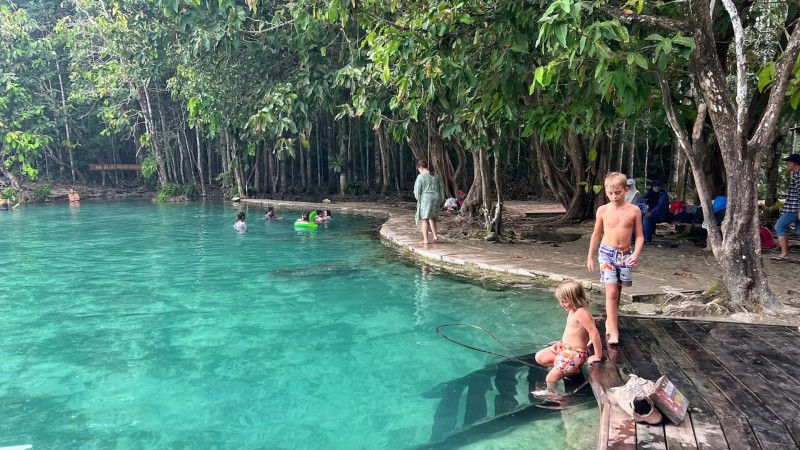 Emerald pool.