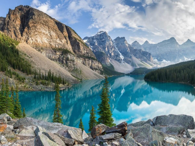 Národní park Banff v Kanadě.