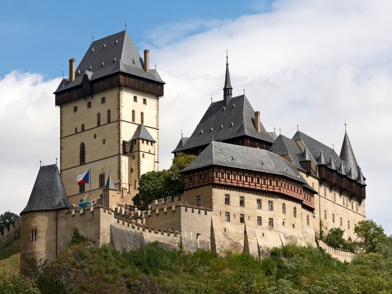 Hrad Karlštejn.