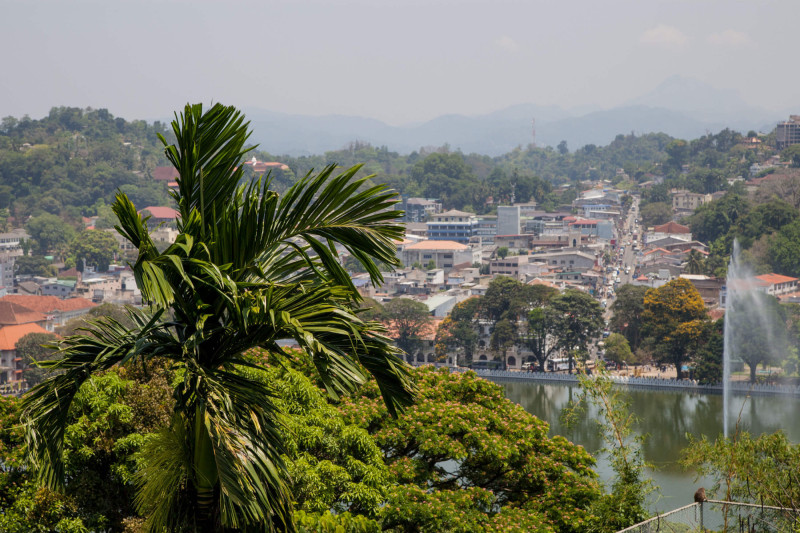 Kandy - jedno z nejznámějších srílanských měst.