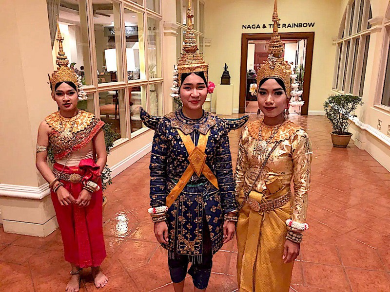 Khmerské tanečnice.