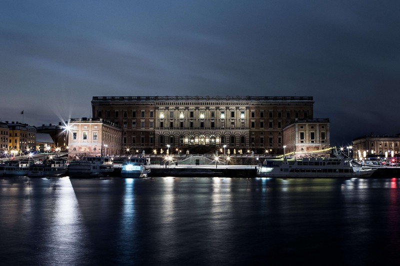 Královský palác ve Stockholmu.