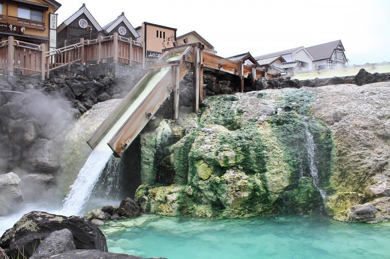 Přírodní koupele Kusatsu Onsen