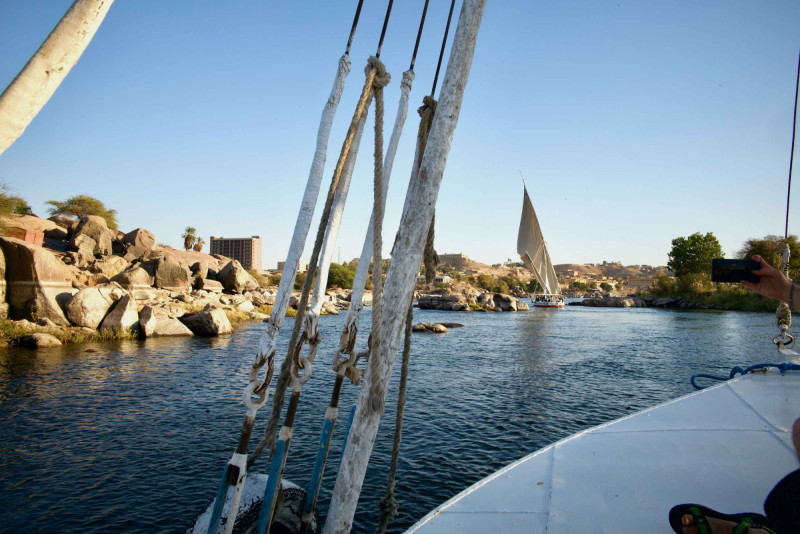 Vyjížďka na felucce.