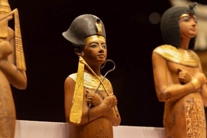 Artefakty v Luxorském muzeu.