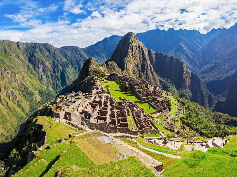 Machu Picchu v Peru.