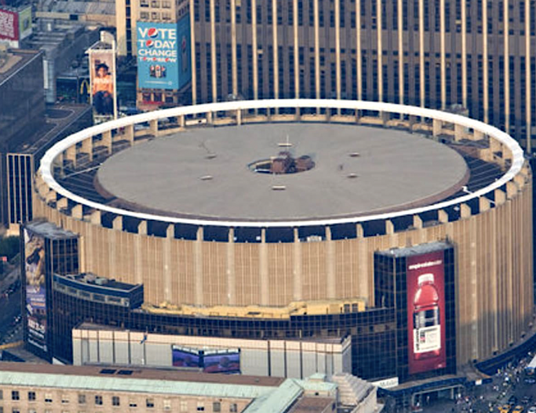 Madison Square Garden.