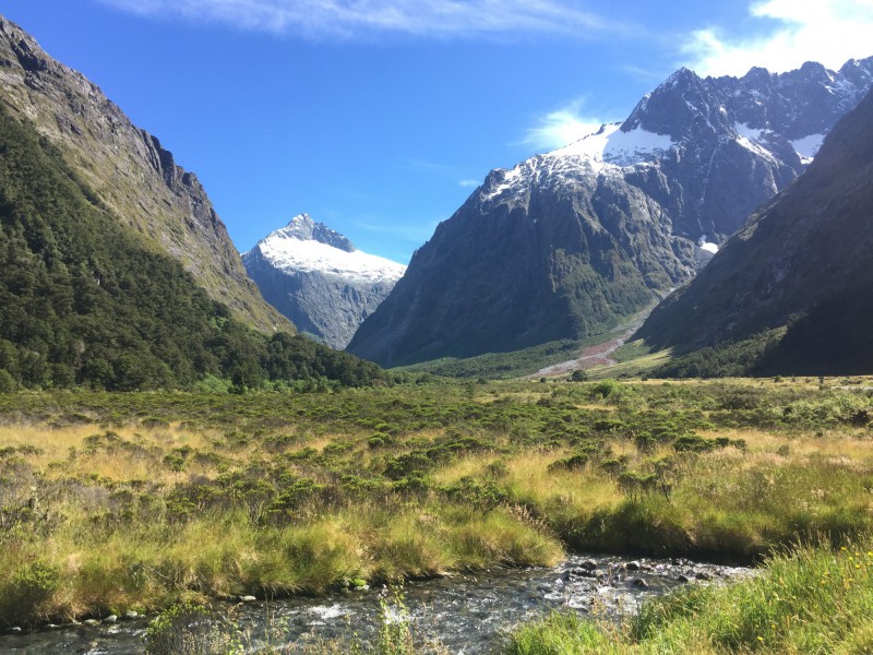 Fjord Milford Sound v národním parku Fjordland