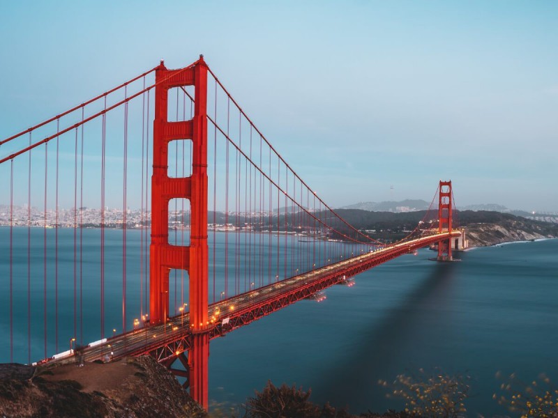 Most Golden Gate v San Franciscu.