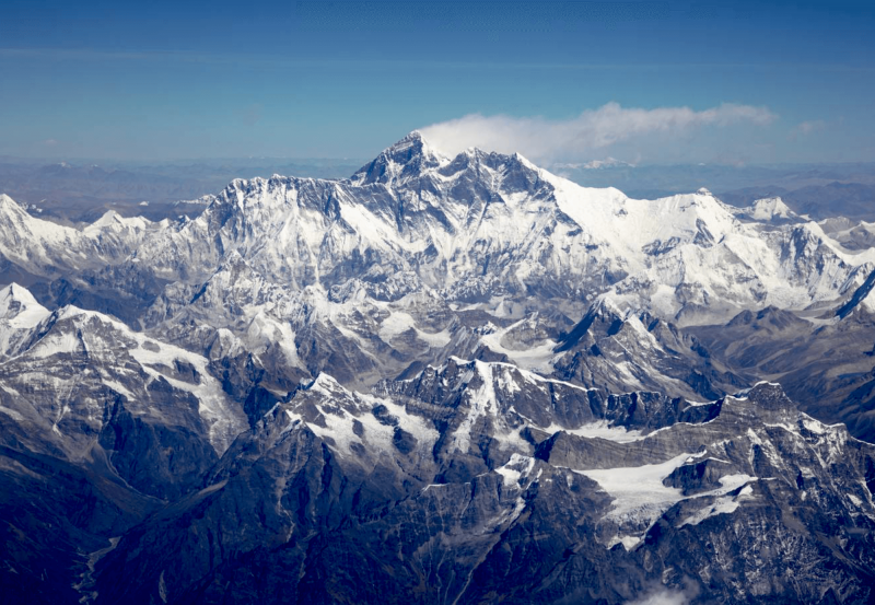 Mount Everest z letadla
