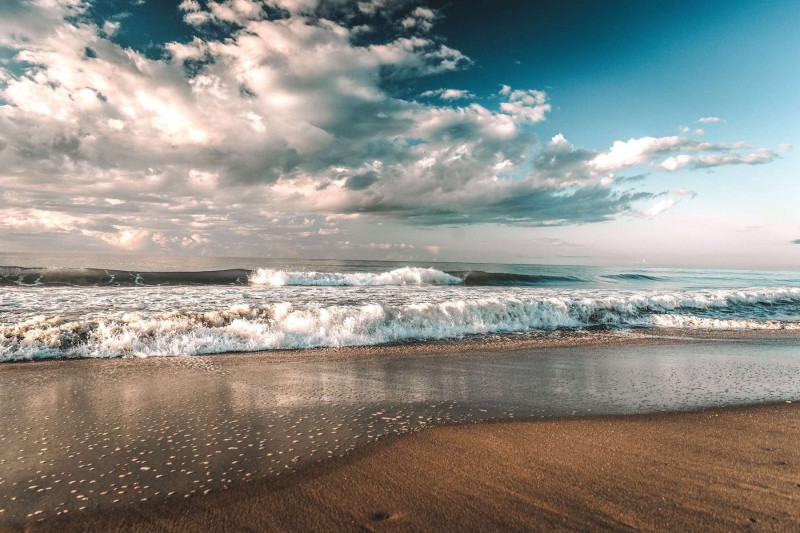 Pláž Myrtle Beach v Jižní Karolíně.