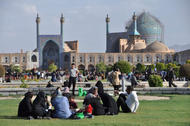 Náměstí v Isfahánu