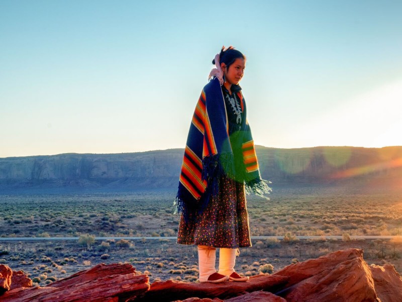 Žena z kmene Navaho.