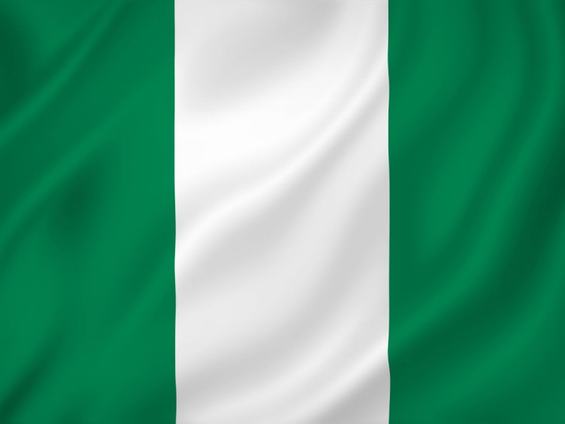 Vlajka Nigérie.