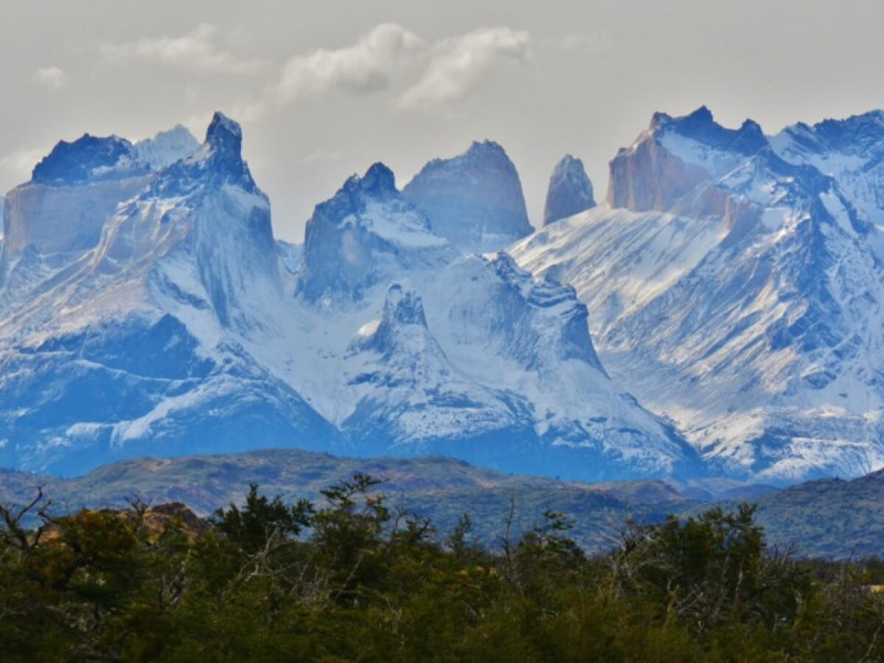 Torres del Paine v Patagonii.