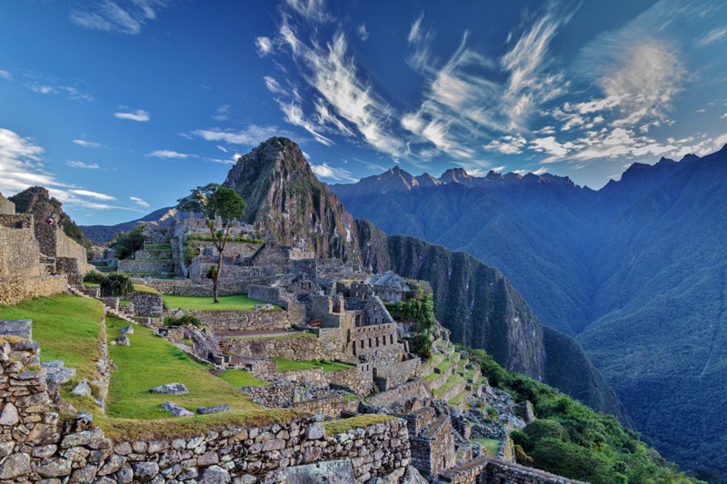 Machu Picchu v Peru 
