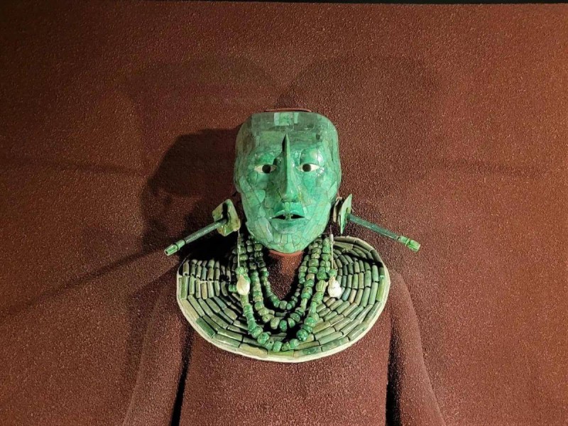 Posmrtná maska mayského panovníka Pakala