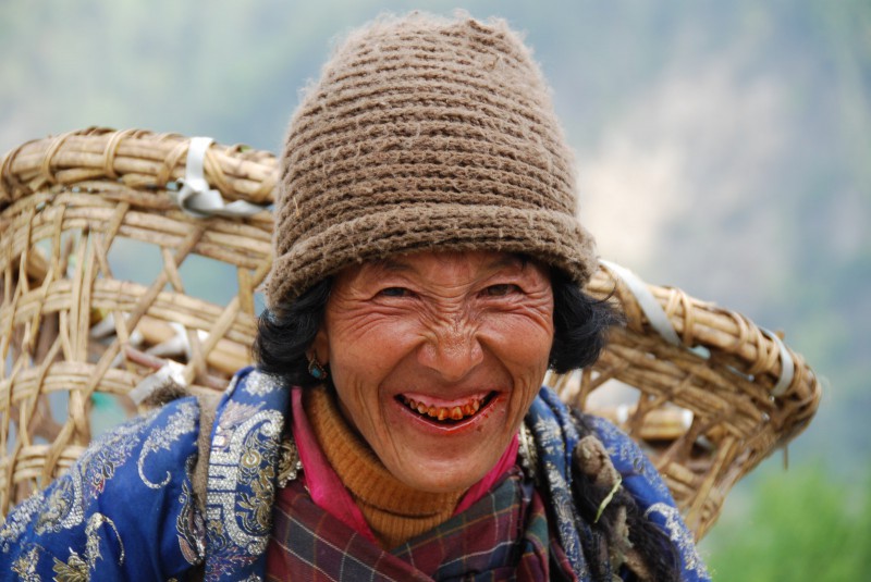 lidé v Bhútánu