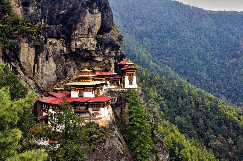 chrám Tygří hnízdo, Bhútán