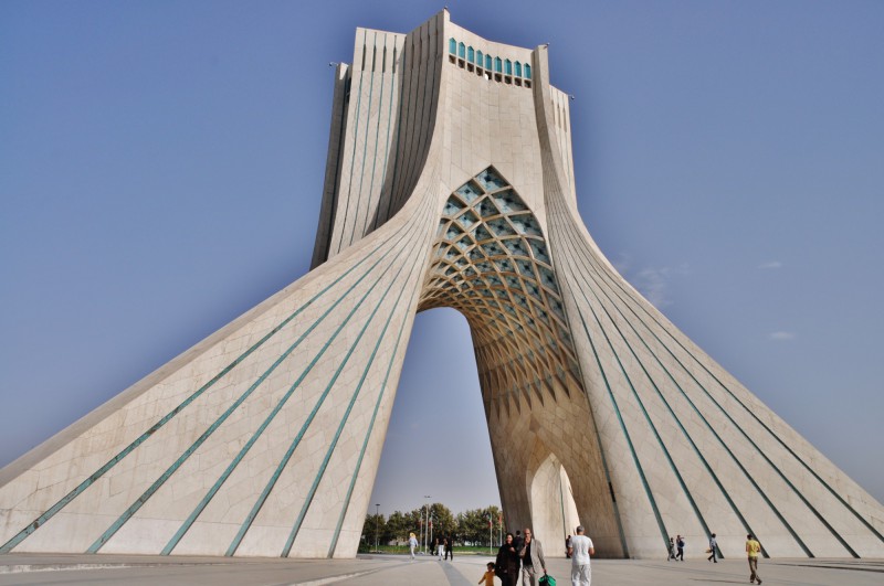 Pomník Azadi je ikonou moderního Teheránu