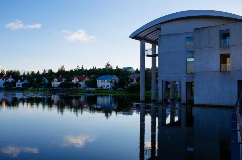 Radnice v Reykjavíku.