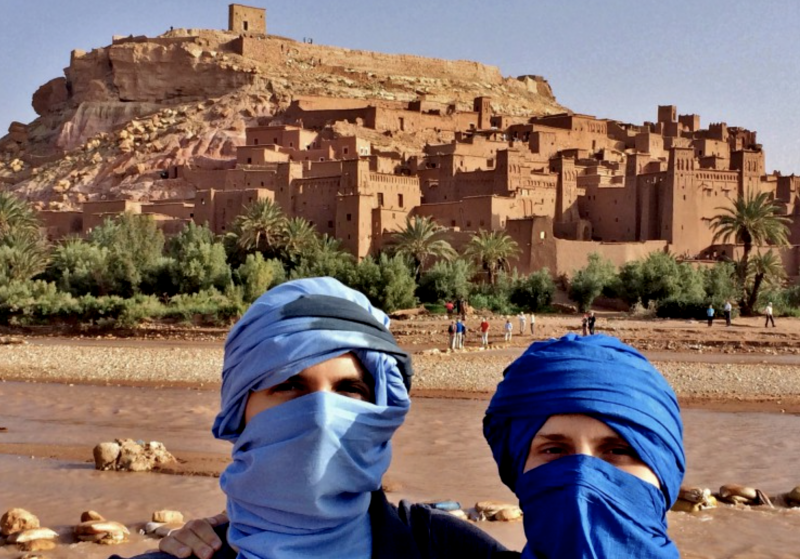 Kasba ve městě Ait Ben Haddou, staré několik století