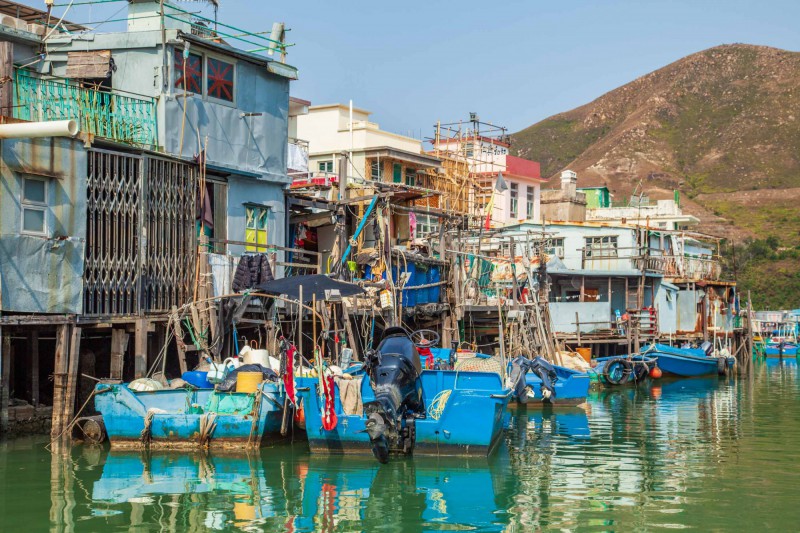 Rybářská osada Tai O.