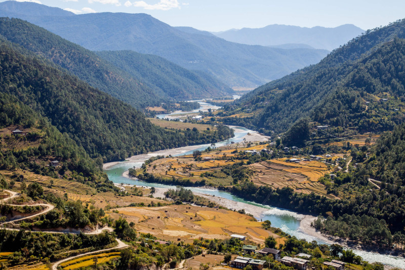 Jedinečná bhútánská příroda.