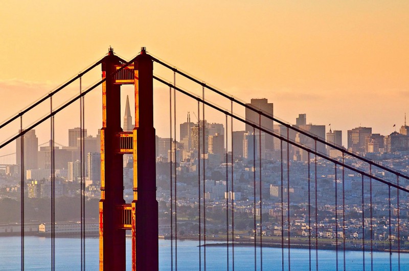 Golden gate bridge a San Francisco.