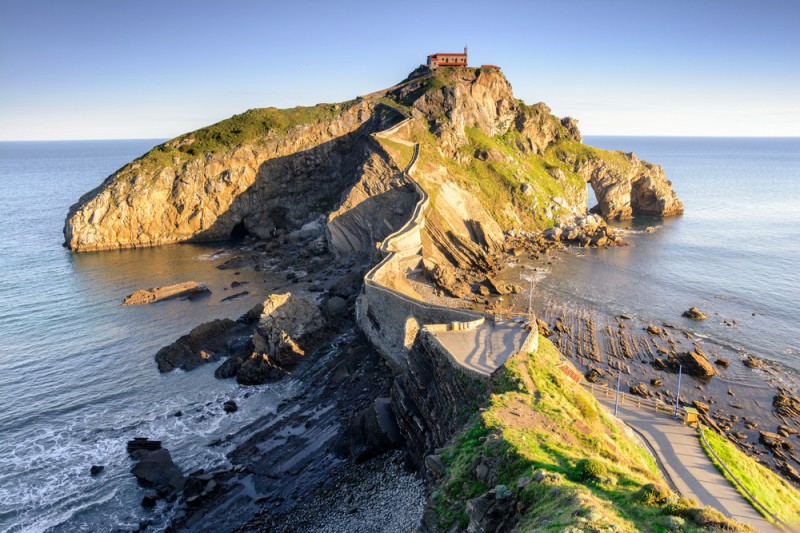 Schodiště na ostrově Gaztelugatxe