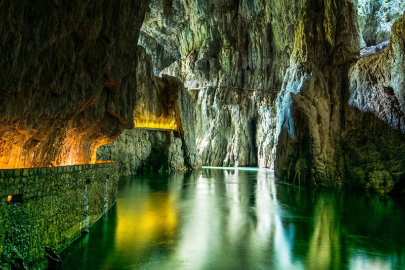 Škocjanské jeskyně.
