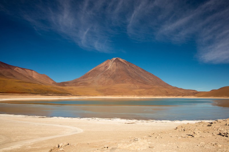 Sopka Uturunku v Bolívii