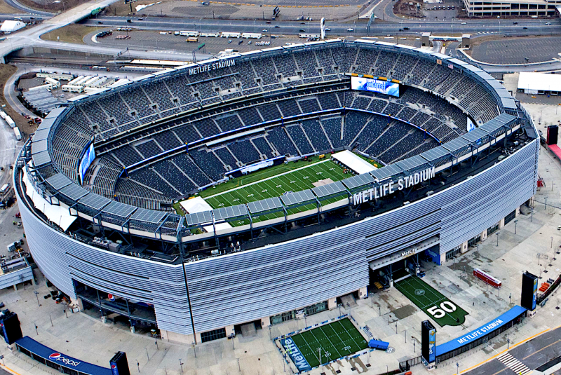 Stadion MetLife v East Rutherford.