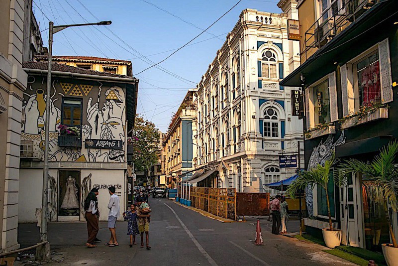 Koloniální část Bombaje.