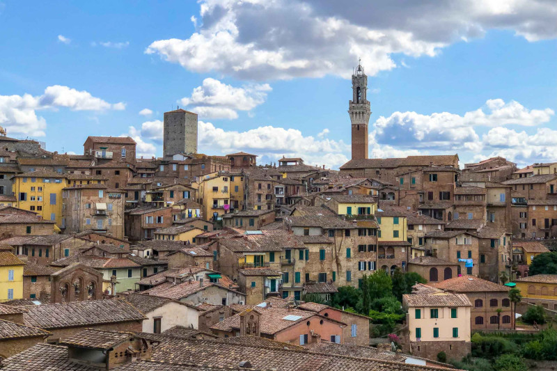 Historické a kulturní město Siena.