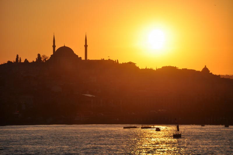 Východ slunce v Turecku