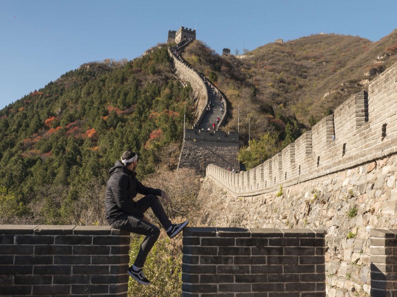 Pohled na Velkou čínskou zeď