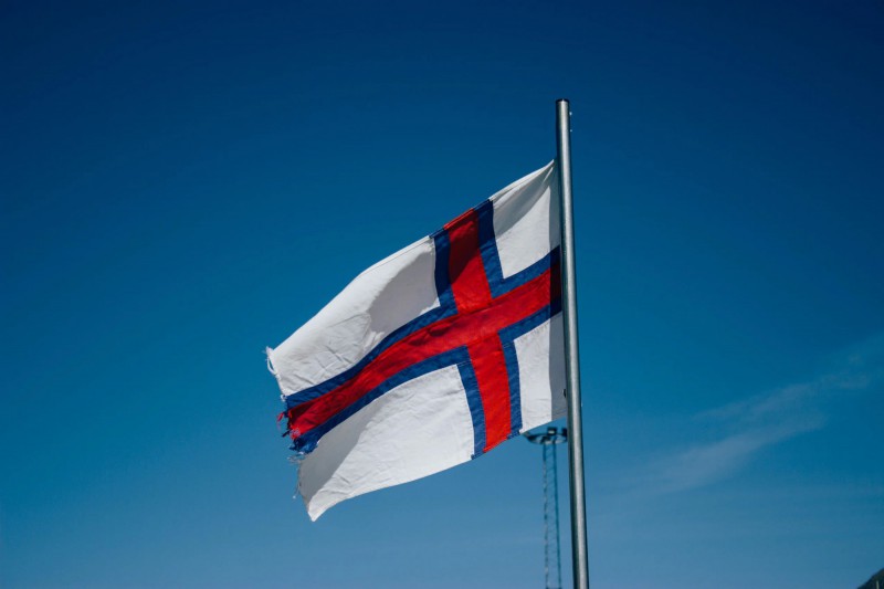 Vlajka Fayerských ostrovů .
