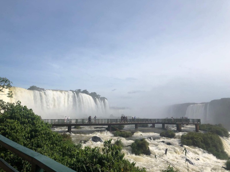 Vodopády Iguazu v Argentině.