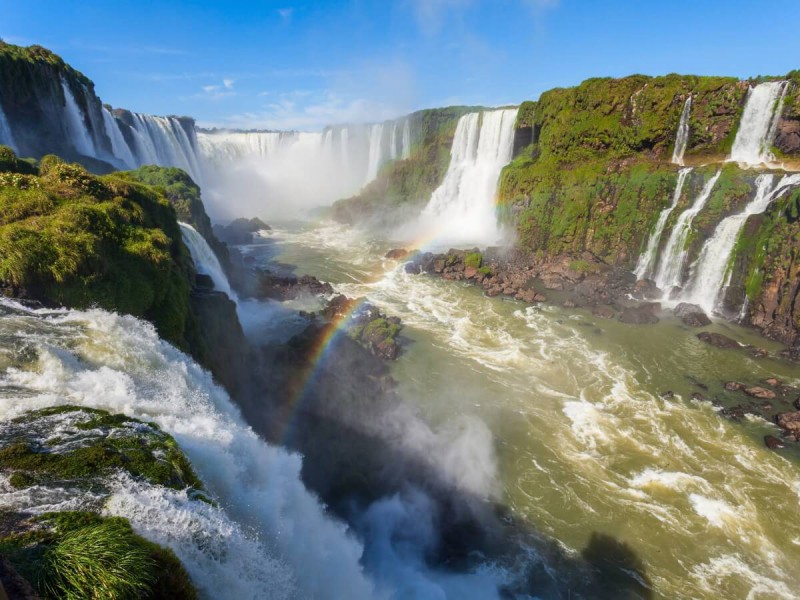 Vodopády Iguazu v Argentině.