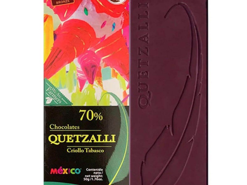 Wolter 70% čokoláda Quetzalli s příchutí tabasca.